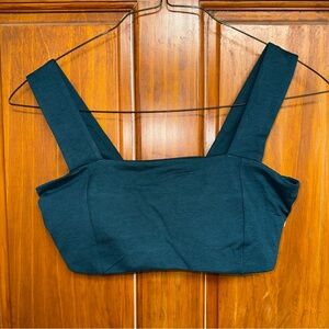Old Navy Cloudcomfy Sports Bra Dark Teal Stretch Wireless Size L